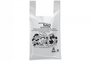 SACOLA CINZA NAO RECICLAVEL LEI SP 50X70 BIOPLASTICA - PACOTE 3.1KG SACOLA CINZA NAO RECICLAVEL LEI SP 50X70 BIOPLASTICA - PACOTE 3.1KG
