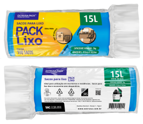 SACO DE LIXO 15 LITROS AZUL (39X58 CM) - FARDO COM 10 ROLOS (100 UND POR ROLO) SACO DE LIXO 15 LITROS AZUL (39X58 CM) - FARDO COM 10 ROLOS (100 UND POR ROLO)