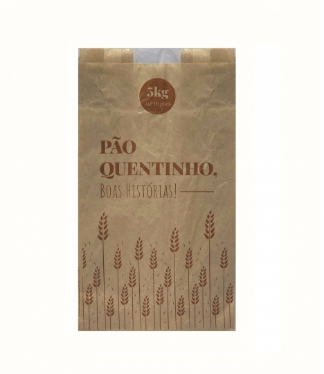 Saco Carryfoody Intercarta com Visor 52x37 cm Pacote com 500 unidades