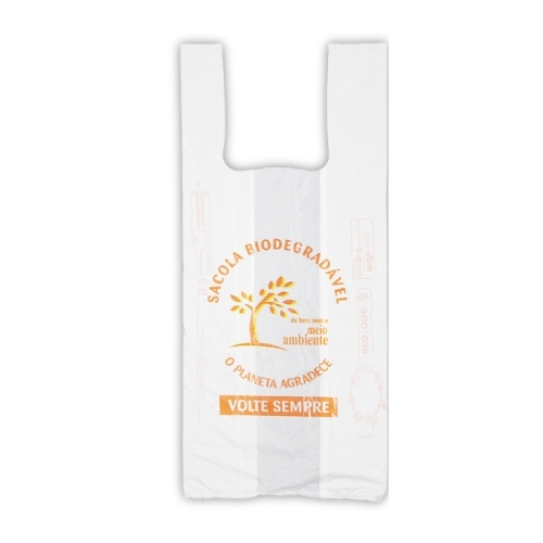 RMPK - SACOLA IMPRESSA-B5 PLANETA AGRADECE REFORCADA 36 X 50 - PT.600UN <02KG>